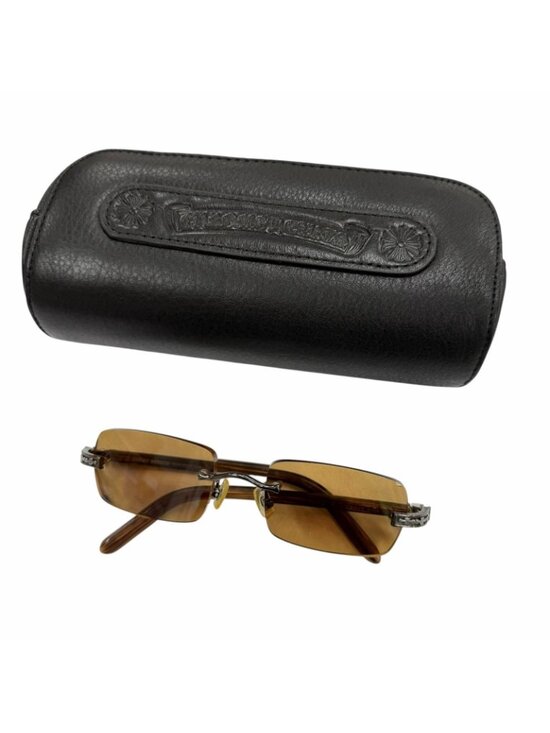 Chrome Hearts Three Bob 925 Rimless Two Point Cross Temple Eyewear Sunglasses main image 12